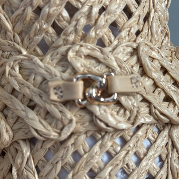 NWOB AEROSOLES Women's Santiago Raffia Platform Pumps - Picture 4 of 8